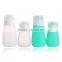 Ancheer Large Silicone Travel Bottle Pack of 4 55/85ml Squeezable Portable Bottle with EVA Carry Bag AM004592