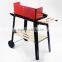 Large square pully indoor charcoal bbq grill