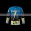 Polyester Spandex Long Sleeves Compression Shirt / Rash Guard custom Lightening design with Names & Numbers