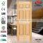 JHK-006 Beautiful Wood Grain Certificate JAS Hospital Project Simple Interior Door Brich Veneer Molded Door Panel