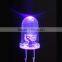 5mm round led diode UV pink high bright