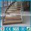 moden prefab lobby glass wood curved stairs