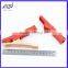 2015 High quality alligator clip with red PVC Insulator