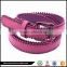 Multicolor pearl Decorative beaded ladies' fashion leather belts