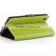 Chinese factory cheap hit color wallet pattern leaf buckle leather case for Sony Xperia Z4 with stand