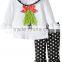 Hot selling new design funny comfortable cotton child clothes set christmas baby clothes TR-CA41