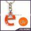 Custom popular design soft enamel orange shopping cart token
