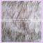 100% Acrylic solid long plush fur fabric tip print faux fur fabric for lady fashion winter wear China suppier