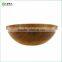 natural bamboo salad fruit round bowl