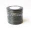 DIY Polyester single face satin ribbon with gold or silver edge