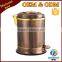 6L waste bin container price/small trash bin/metal garbage bin