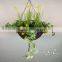 2016 New Arrival Decorative Artificial Wall Hangig Plant With Basket for Sale