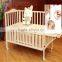 luxury wooden baby crib