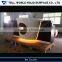 Curved coffee shop bar counter, interactive led bar counter