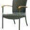 Commercial use humanization armrest rattan wicker office chairs YC116