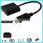1080p white black displayport dp male to hdmi female converter adapter