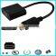 High definition 1.2 display port to hdmi cable converter