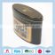 Black oval tin box with cartoon picture for various nuts packing