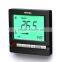 OEM colorful wall-mounted thermostat with button and small LCD