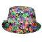 Print Beatuiful Flower Cotton Bucket Hat
