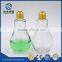 100ml/200ml clear light bulb bottle juice bottle with metal cap and straw