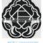 Customized professional embroideri patch stick on for leather jackets