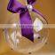 8cm Christmas Transparent Plastic Ball