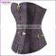 2016 Newly Hot Selling Dark Brown Shoe Tie Back Orthopedic Corset