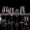 Wholesale 300ml clear crystal wine glass/goblet