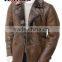 Superior Long Raccoon Dog Fur Coat with Leather Wholesale Price for men