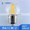 lamp dimmable G125 E27 globe led half chrome mirror bulb