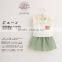 Latest kid's boutique dresses baby girl's Christmas fahionable design cotton dresses