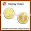 High quality low price antique plated gold coins in China
