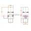 infrared sensor sanitary ware control solenoid valve touchless faucet tap