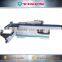 Horizontal 90 degree precision panel saw with a big blade and a small blade