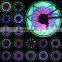 Bike Wheel LED Lights Spoke Light Rim Light RGB 32 LEDs 32 Patterns