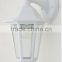 P611 plastic classical garden light ,outdoor post lantern lamp wall light energy saving lamp E27 lampholder IP44
