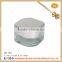 30g fantastic round clear glass jar with metal lid