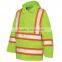 Polyester Inner Polyester Mesh Contrasting Trim with Back X Pattern Safety Hi Vis Workwear