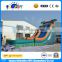 2016 High quality double lane inflatable water slide with pool for water games