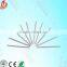 Fiber optic fusion splice plastic protection sleeve with 1.5mm stainless steel