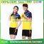 Latest men and women polo badminton wear top quality dry fit badminton jersey