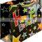 Wholesale custom gloss lamination shopping paper gift bags with handles