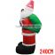 Store Christmas decorations 2.4 m large inflatable Santa Claus