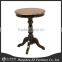 country style country side wood black tea table