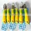 Fruit & vegetable tool stainless steel garlic press with plastic handle