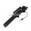 new 2016 factory customize monopod bluetooth cable selfie stick