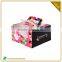 Small Mini Cake Packaging Box Custom Design With Window Handles