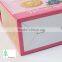 Custom B flute corrugated box with handle stamping paper folding gift box packaging