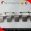 Plastic Pom Large Rollers & Stainless Steel Conveyor Line System Roller Chains With A1 Single Hole Attachments